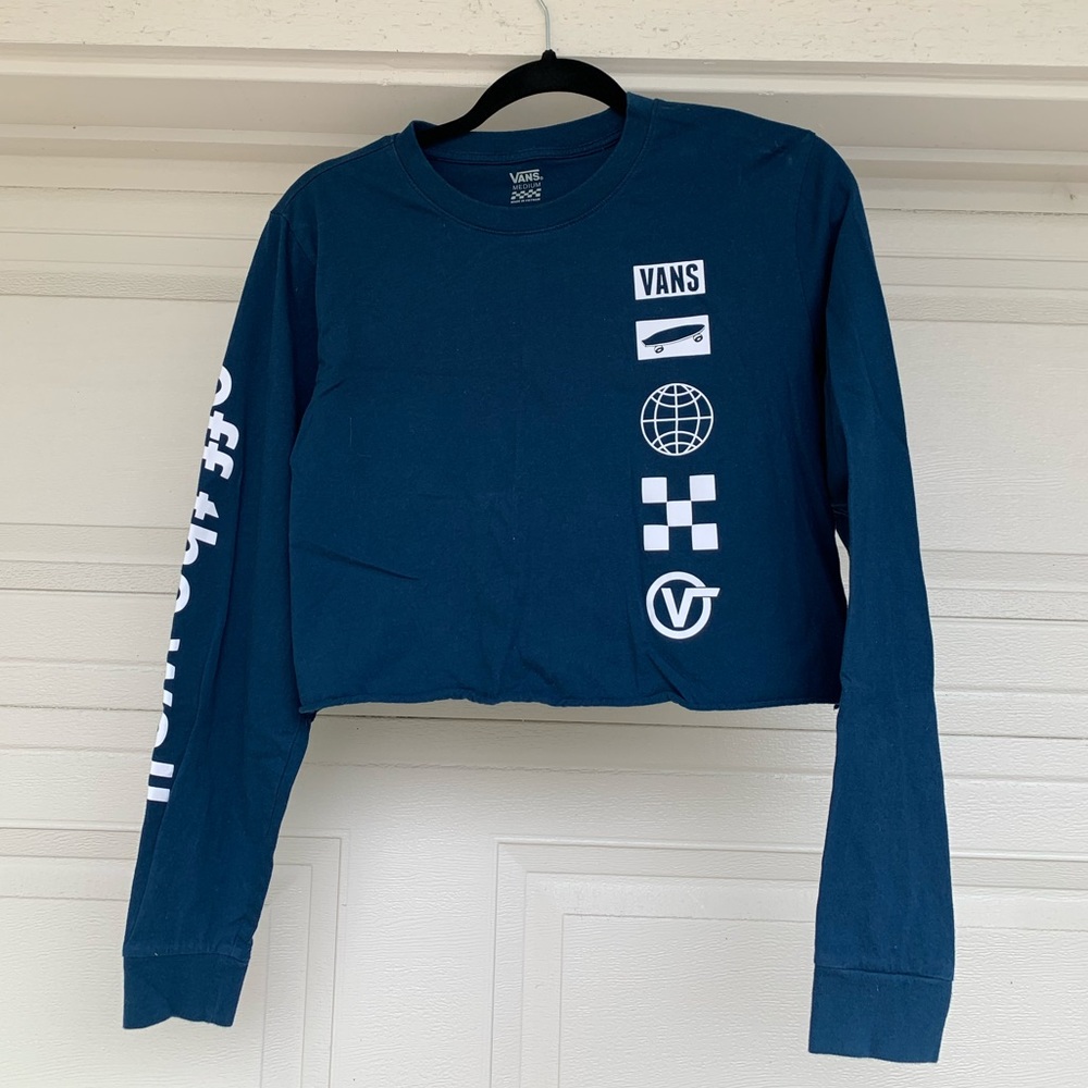 Vans Long Sleeve Cropped T-Shirt